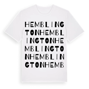 Hemblington ordlek t-shirt – ekologisk bomull t-shirt från Pinshirt
