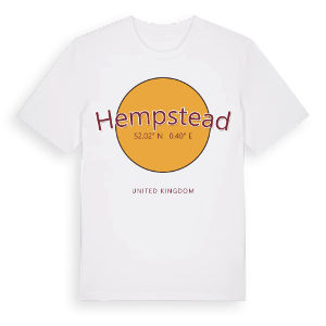 Hempstead cirkel t-shirt – ekologisk bomull t-shirt från Pinshirt