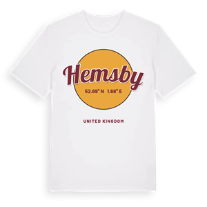 Hemsby cirkel t-shirt – ekologisk bomull t-shirt från Pinshirt