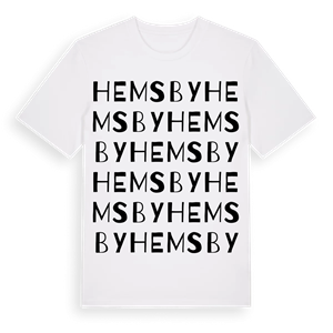 Hemsby ordlek t-shirt – ekologisk bomull t-shirt från Pinshirt