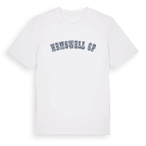 Hemswell CP college t-shirt – ekologisk bomull t-shirt från Pinshirt