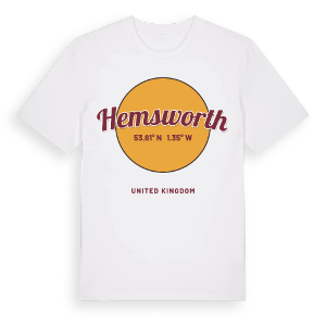 Hemsworth cirkel t-shirt – ekologisk bomull t-shirt från Pinshirt