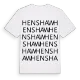 Henshaw ordlek t-shirt