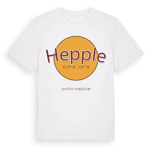 Hepple cirkel t-shirt – ekologisk bomull t-shirt från Pinshirt