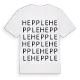 Hepple ordlek t-shirt