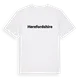 Herefordshire fetstil t-shirt