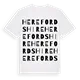 Herefordshire ordlek t-shirt