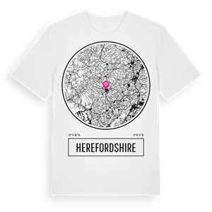 Herefordshire t-shirt – ekologisk bomull t-shirt från Pinshirt