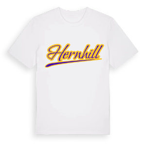 Hernhill baseball t-shirt – ekologisk bomull t-shirt från Pinshirt