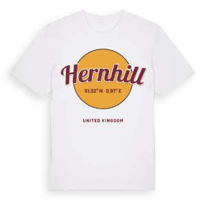 Hernhill cirkel t-shirt – ekologisk bomull t-shirt från Pinshirt