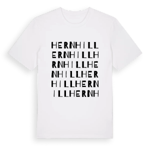 Hernhill ordlek t-shirt – ekologisk bomull t-shirt från Pinshirt
