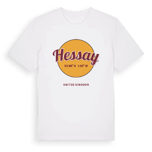 Hessay cirkel t-shirt – ekologisk bomull t-shirt från Pinshirt