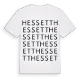Hessett ordlek t-shirt