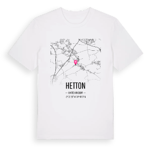 Hetton karta t-shirt – ekologisk bomull t-shirt från Pinshirt