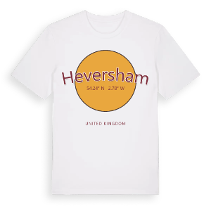 Heversham cirkel t-shirt – ekologisk bomull t-shirt från Pinshirt
