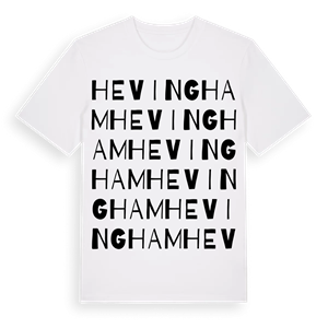 Hevingham ordlek t-shirt – ekologisk bomull t-shirt från Pinshirt