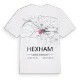 Hexham karta t-shirt