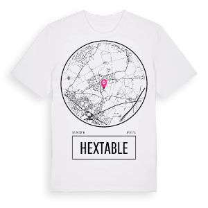 Hextable t-shirt – ekologisk bomull t-shirt från Pinshirt