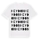Heydon ordlek t-shirt