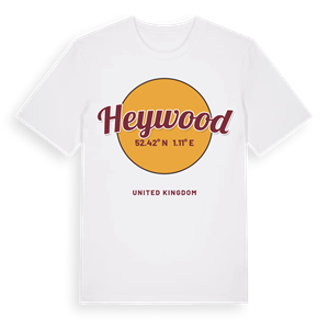 Heywood cirkel t-shirt – ekologisk bomull t-shirt från Pinshirt