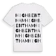 High Bentham ordlek t-shirt