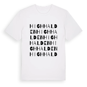 High Halden ordlek t-shirt – ekologisk bomull t-shirt från Pinshirt