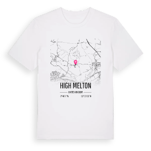High Melton karta t-shirt – ekologisk bomull t-shirt från Pinshirt