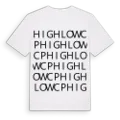 Highlow CP ordlek t-shirt