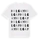 Hilgay ordlek t-shirt