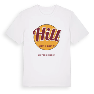 Hill cirkel t-shirt – ekologisk bomull t-shirt från Pinshirt