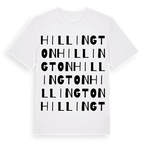Hillington ordlek t-shirt – ekologisk bomull t-shirt från Pinshirt