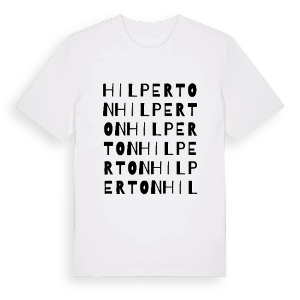 Hilperton ordlek t-shirt – ekologisk bomull t-shirt från Pinshirt