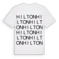 Hilton ordlek t-shirt