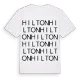 Hilton ordlek t-shirt