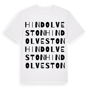 Hindolveston ordlek t-shirt – ekologisk bomull t-shirt från Pinshirt