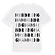 Hindringham ordlek t-shirt