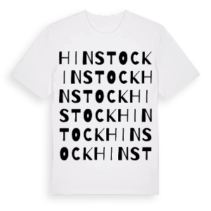 Hinstock ordlek t-shirt – ekologisk bomull t-shirt från Pinshirt