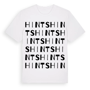 Hints ordlek t-shirt – ekologisk bomull t-shirt från Pinshirt