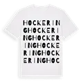 Hockering ordlek t-shirt