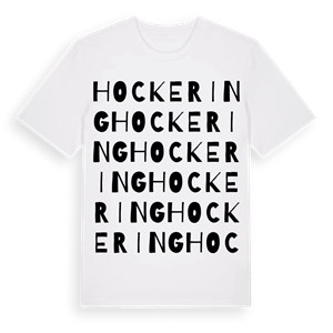 Hockering ordlek t-shirt – ekologisk bomull t-shirt från Pinshirt