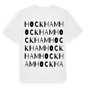 Hockham ordlek t-shirt – ekologisk bomull t-shirt från Pinshirt