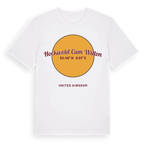 Hockwold cum Wilton cirkel t-shirt – ekologisk bomull t-shirt från Pinshirt