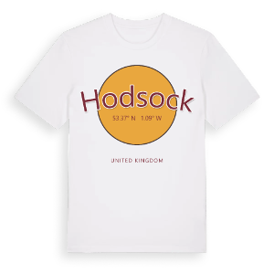 Hodsock cirkel t-shirt – ekologisk bomull t-shirt från Pinshirt