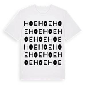 Hoe ordlek t-shirt – ekologisk bomull t-shirt från Pinshirt