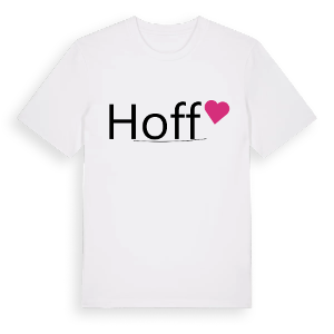 Hoff hjärta t-shirt – ekologisk bomull t-shirt från Pinshirt