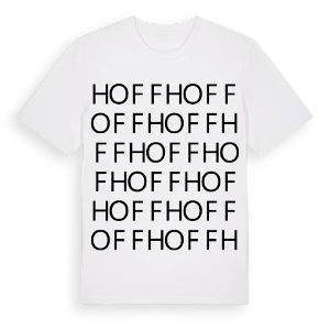 Hoff ordlek t-shirt – ekologisk bomull t-shirt från Pinshirt
