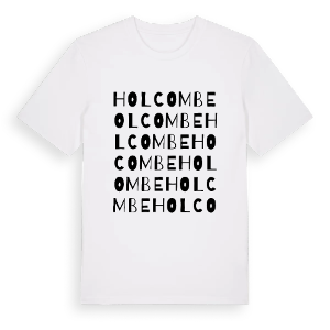 Holcombe ordlek t-shirt – ekologisk bomull t-shirt från Pinshirt