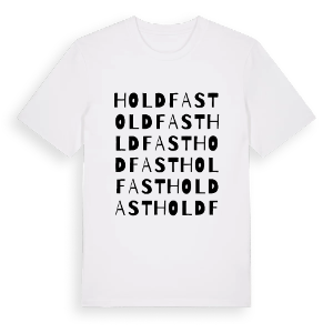 Holdfast ordlek t-shirt – ekologisk bomull t-shirt från Pinshirt