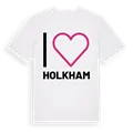 Jag älskar Holkham t-shirt stort tryck