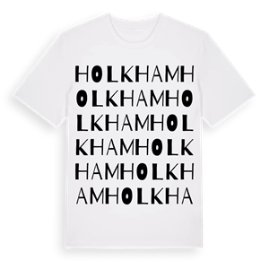 Holkham ordlek t-shirt – ekologisk bomull t-shirt från Pinshirt